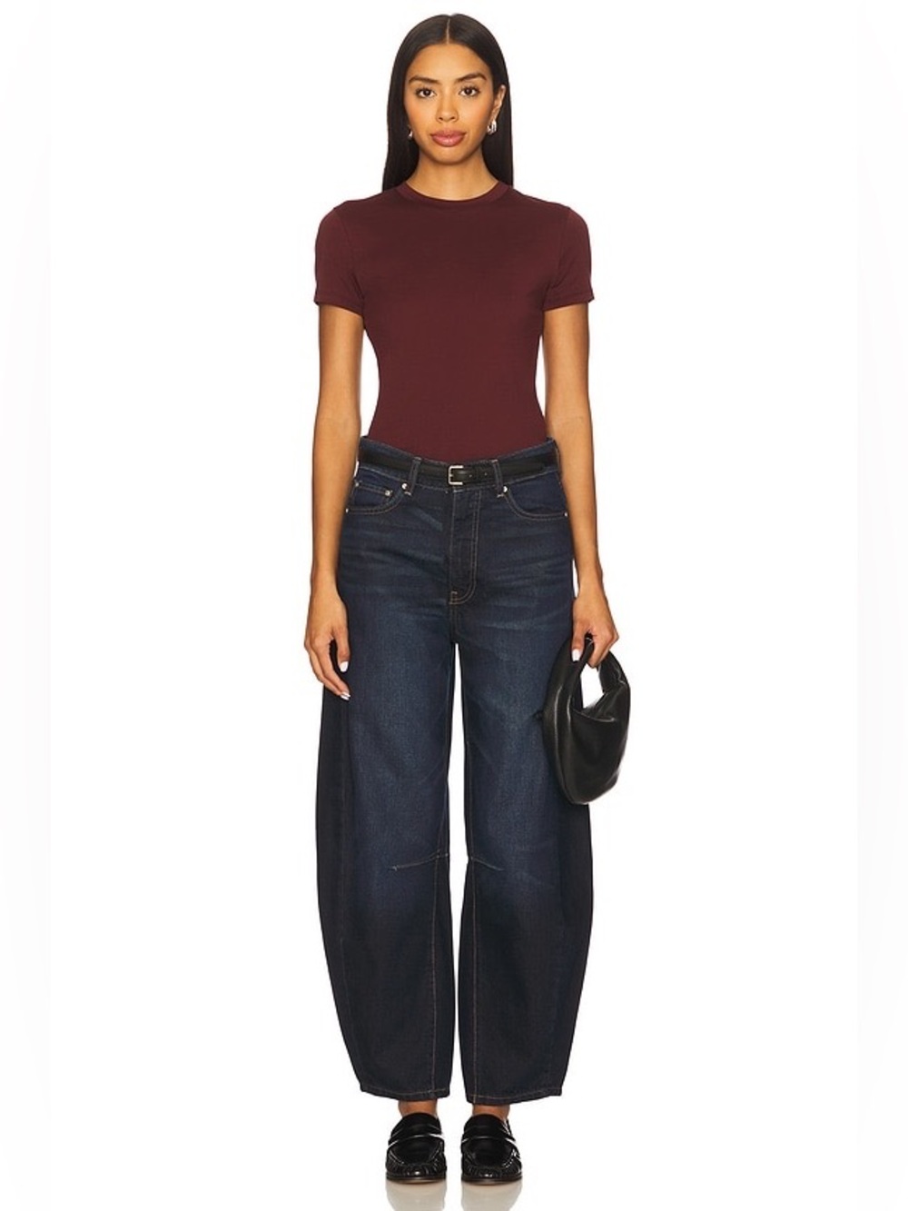 DL1961 Miro Battle Relaxed Straight Dark Blue Jeans - Picture 10 of 10